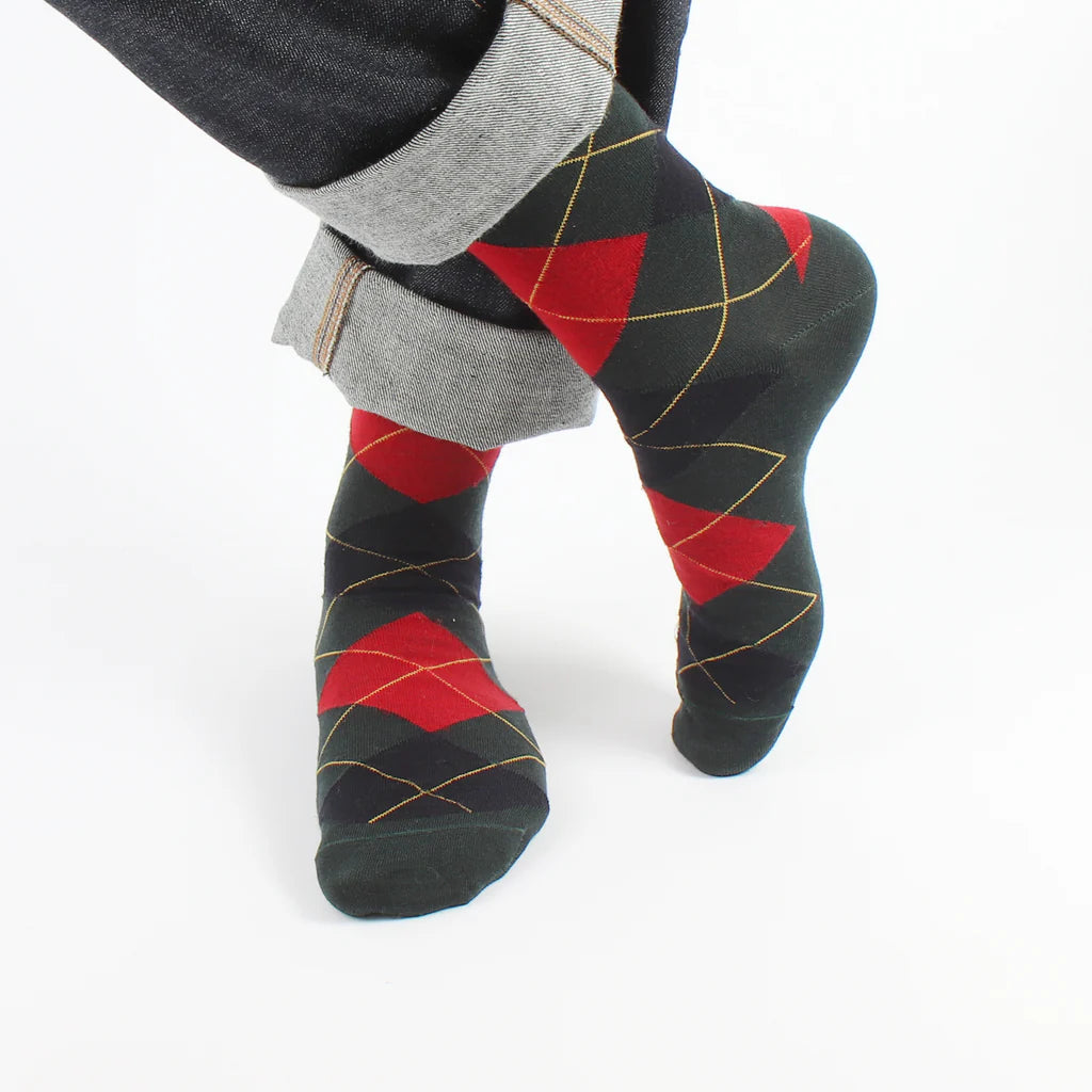 Men's Argyle Wool Socks