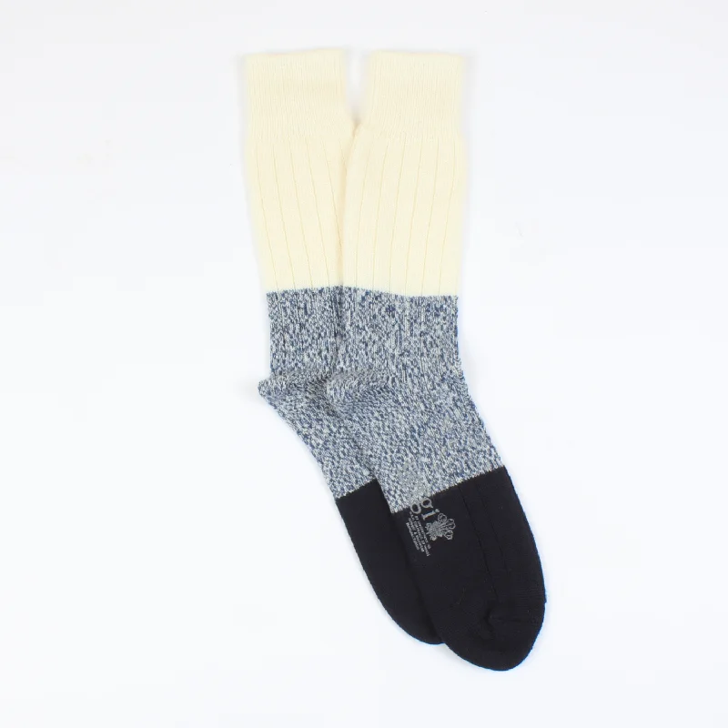 Men's Colour Block Wool & Cotton Socks