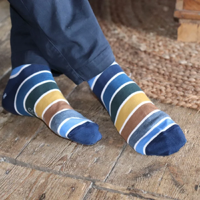 Men's Pantone Stripe Cotton Socks