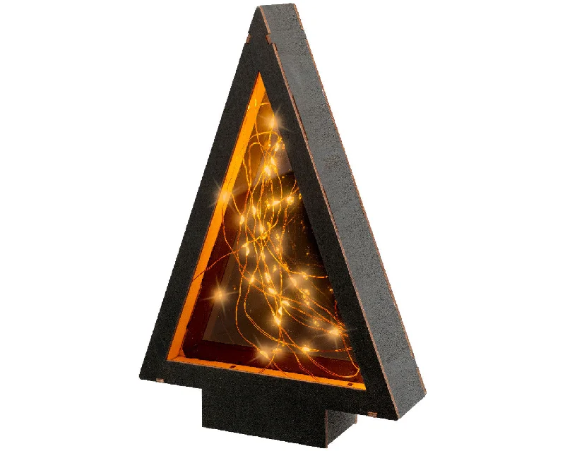 11" Micro LED Plywood Tree Frame Battery Operated