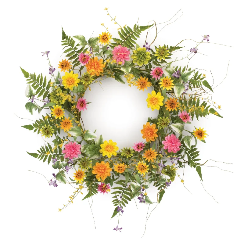 Mixed Floral Wreath 20"D