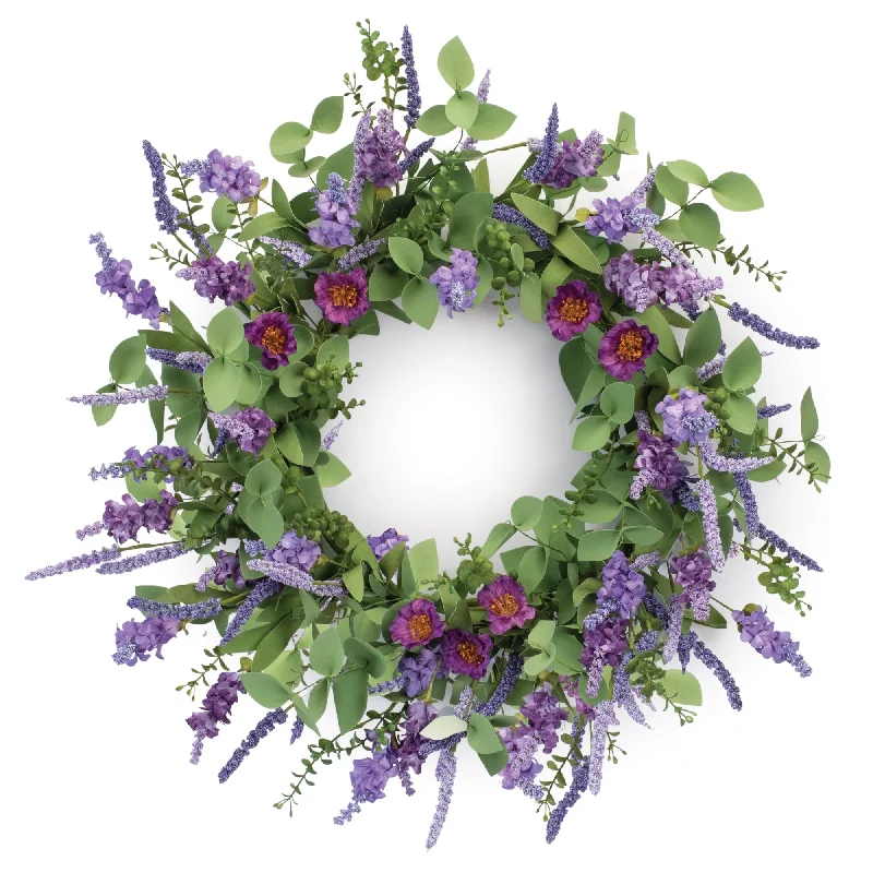 Mixed Floral Wreath 22"D