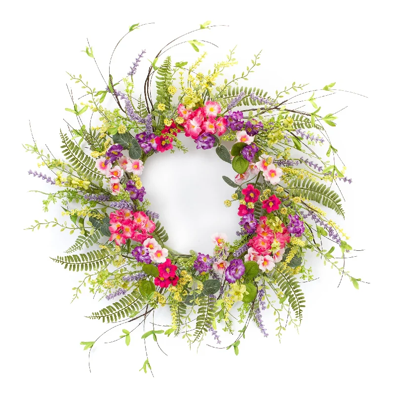 Mixed Floral Wreath 27"D