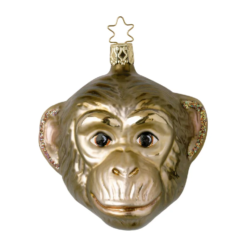 Monkey See, Monkey Do Ornament by Inge Glas of Germany