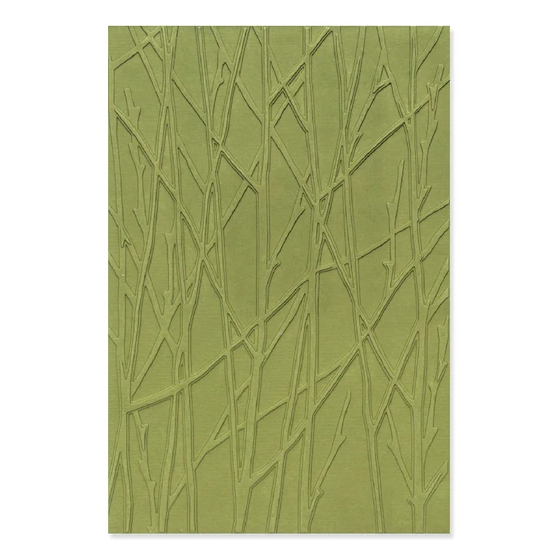 Multi-Level Textured Impressions Embossing Folder - Forest Scene by Olivia Rose