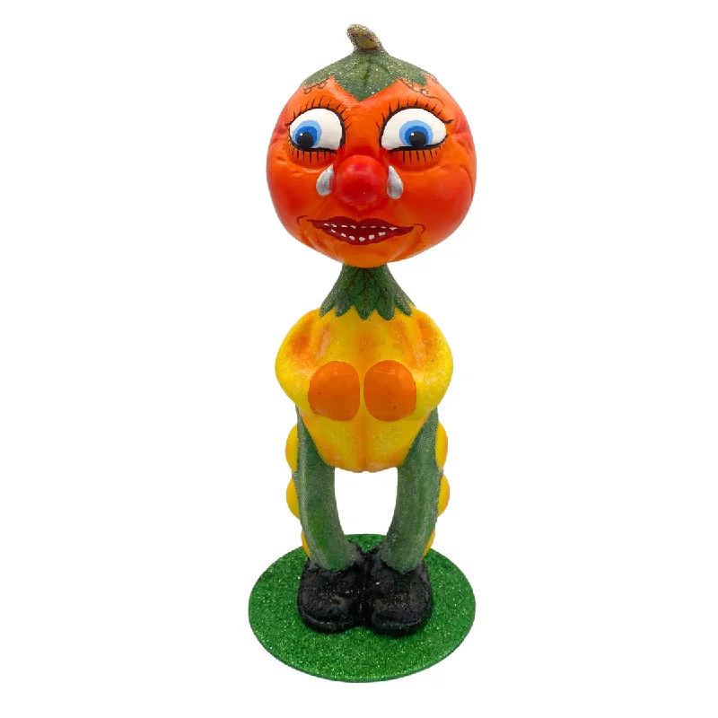 One-of-a-Kind Crying Nodder Pumpkin by Ino Schaller