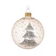 Pearl Winter Glass Ornament