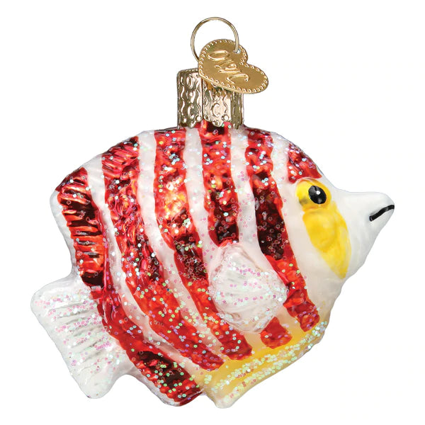 Peppermint Angelfish Ornament - Old World Christmas