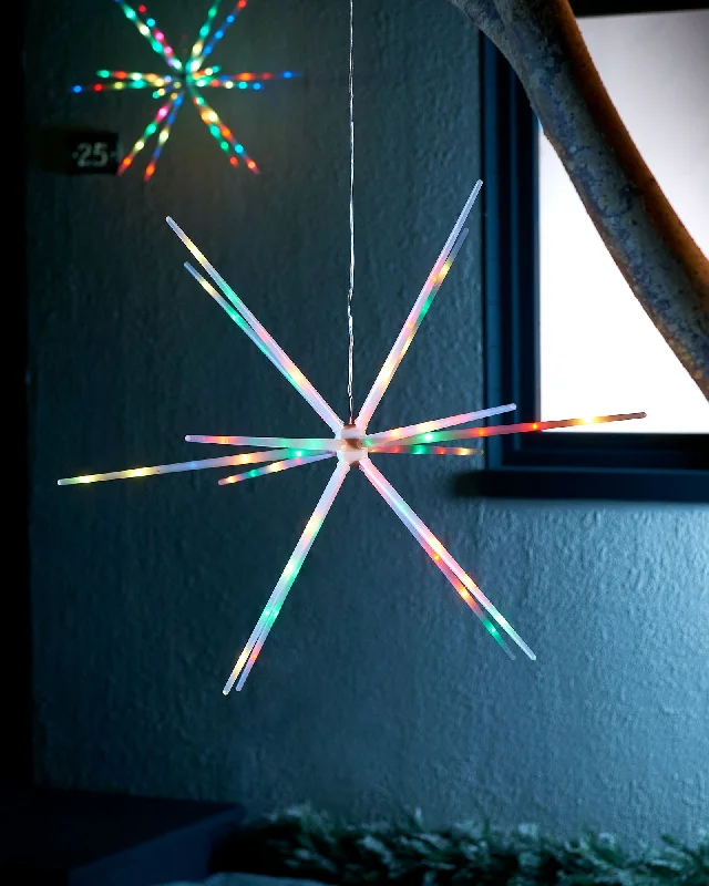 Hanging Starburst Decoration, Colour Changing, 51 cm