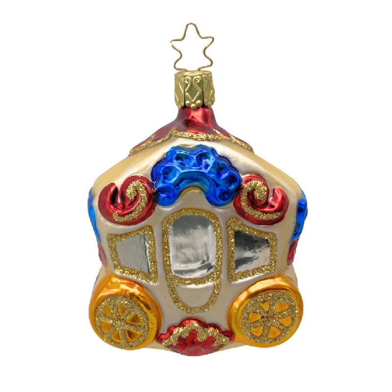 Queen's Coach Ornament by Inge Glas of Germany