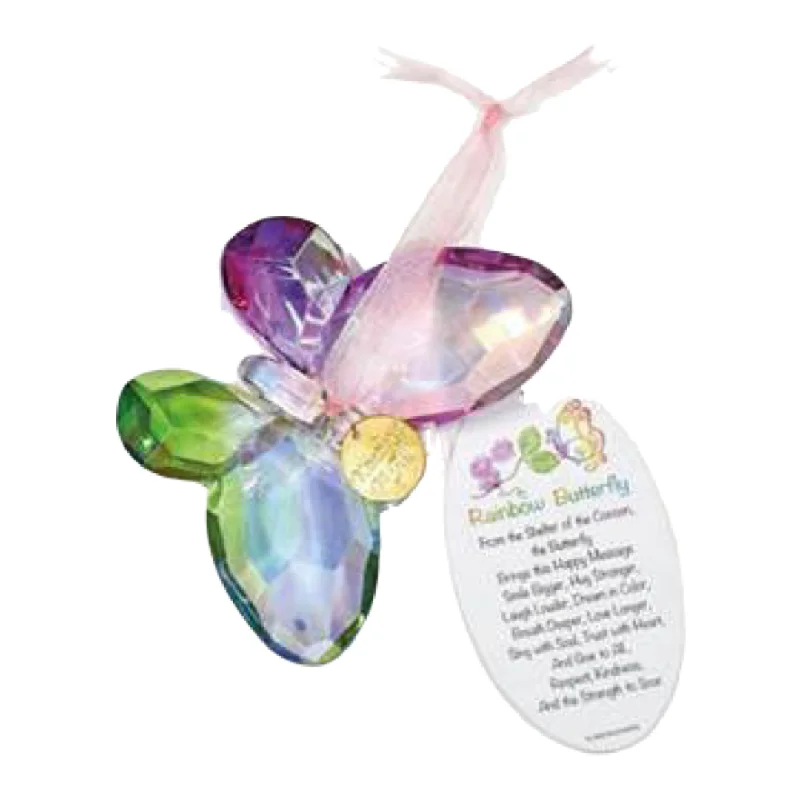 Rainbow Butterfly Ornament