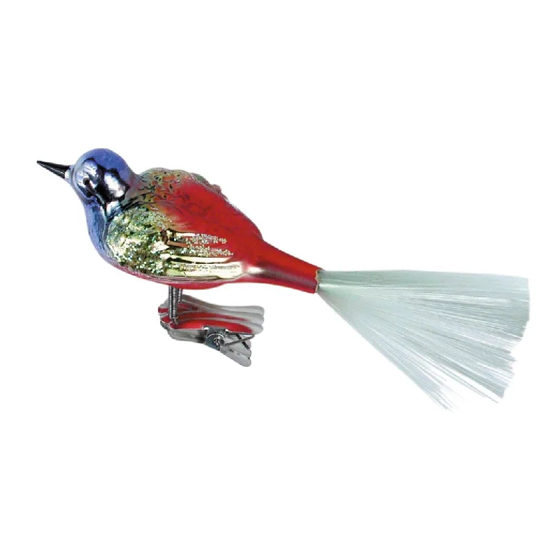 Rainbow Finch Ornament by Inge Glas of Germany