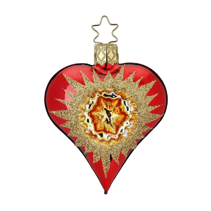 Reflector Heart, red by Inge Glas of Germany