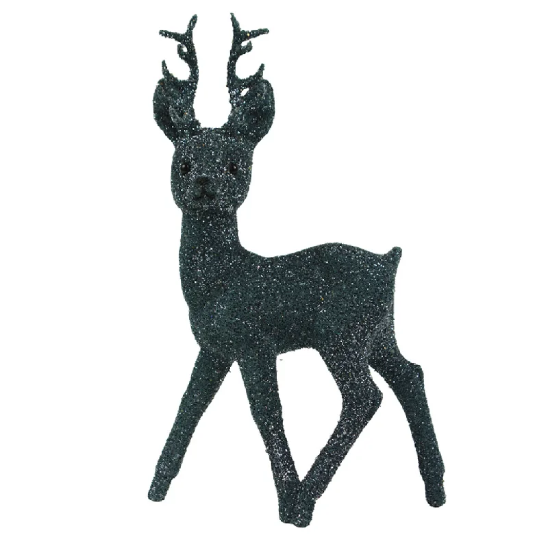 Reindeer, grey beaded, Plastic Figure by Ino Schaller