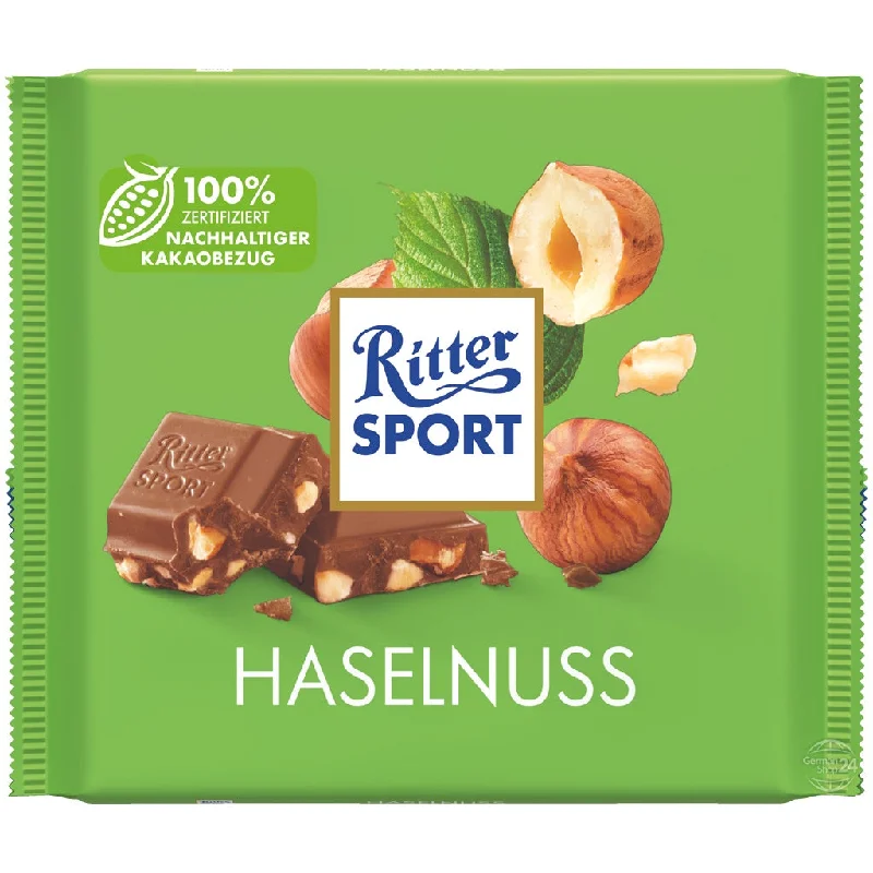 Ritter Sport Milk Chocolate With Cashew Bar