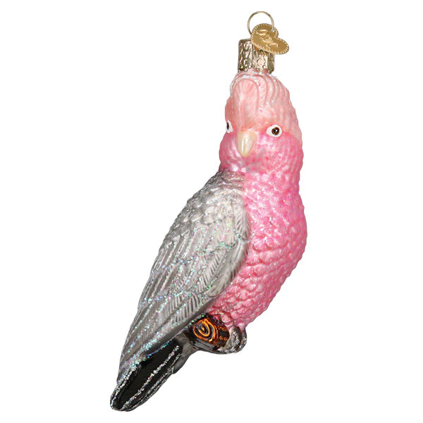 Rose-Breasted Cockatoo Ornament - Old World Christmas