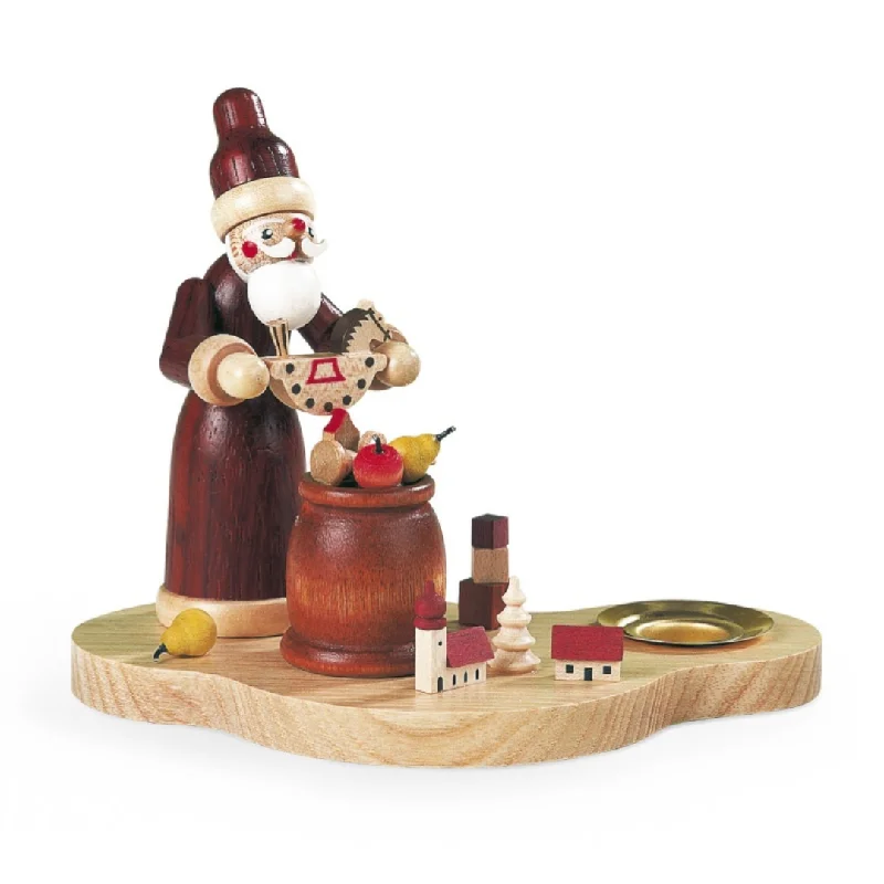 Santa with Christmas Presents Candle Holder by Mueller GmbH