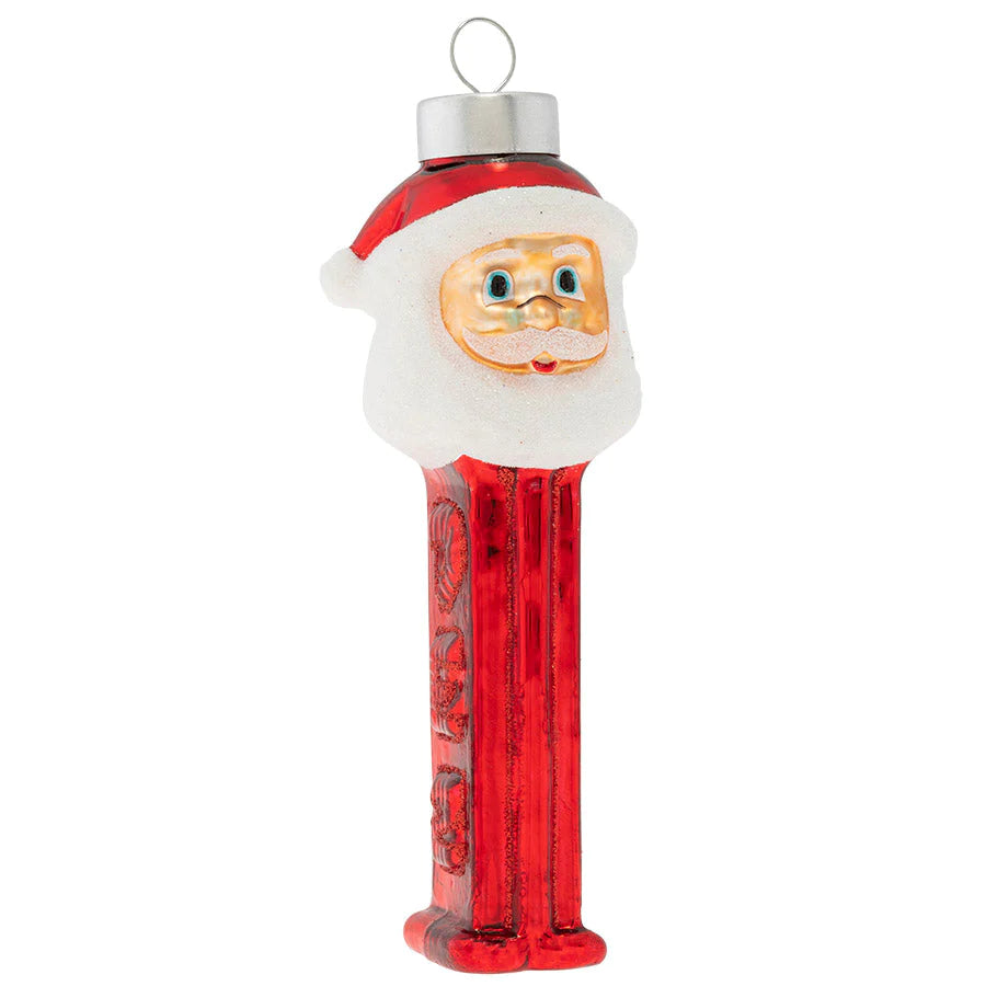 Santa PEZ Head Dispenser Ornament