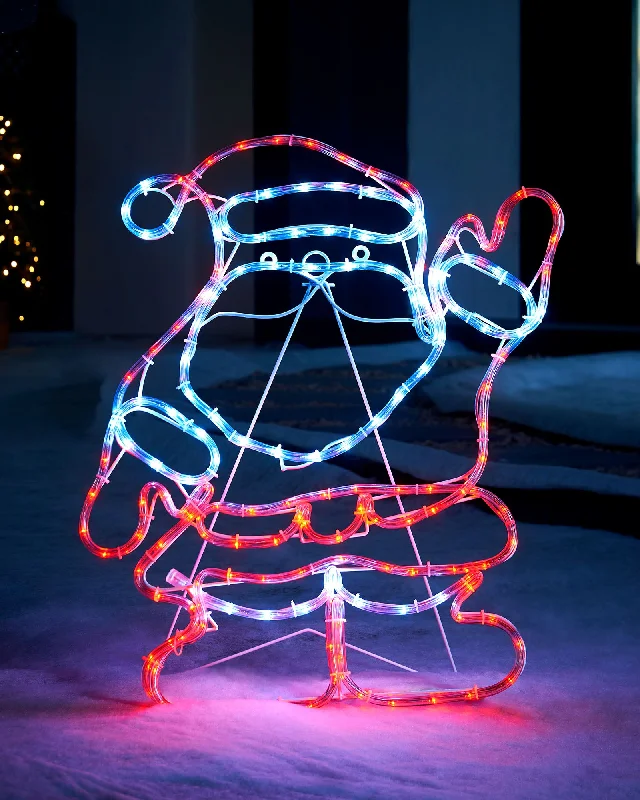 Santa Rope Light Silhouette, 59 cm