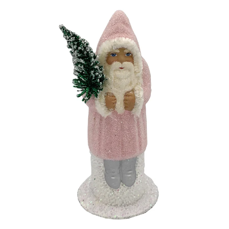 Santa, Rose Beaded Figurine by Ino Schaller