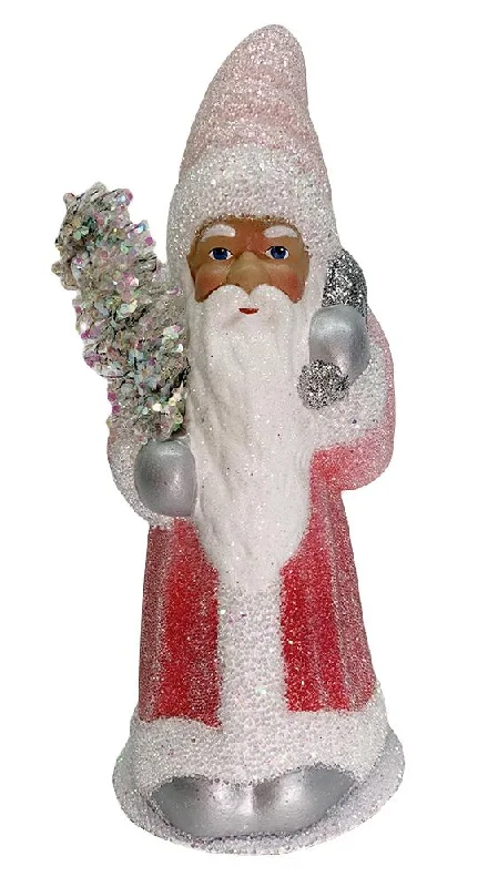 Santa Rose Ombre, Opal Glitter with Tree Candy Container by Ino Schaller