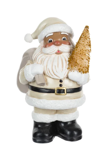 Santa w/Tree Figurine (sold individually)