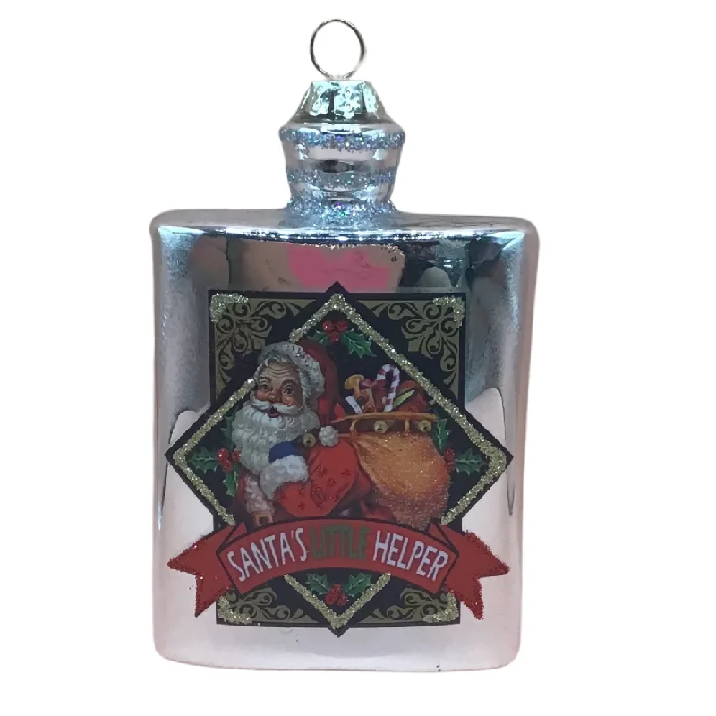 Santa's Little Helper Flask