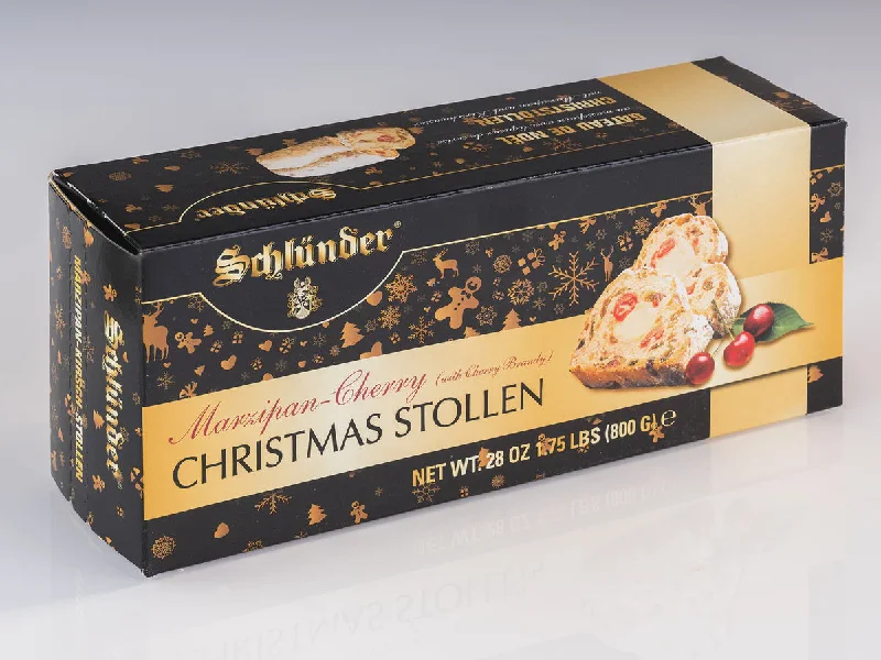 Schlunder Marzipan Cherry Brandy Stollen Box