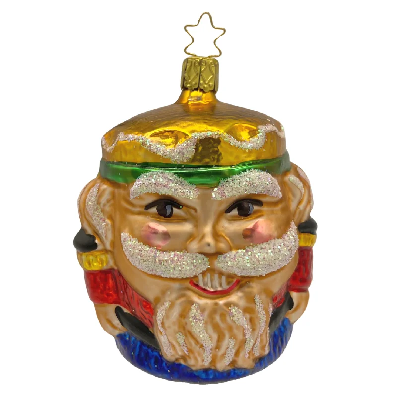 Short Squat Nutcracker Ornament by Inge Glas of Germany