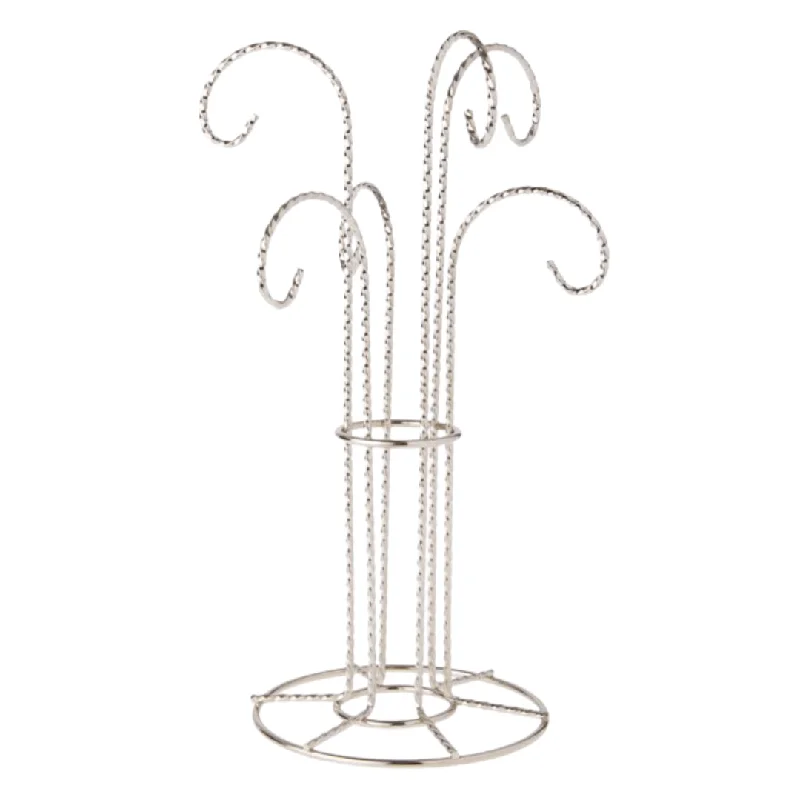 Six Arm Ornament Stand, silver