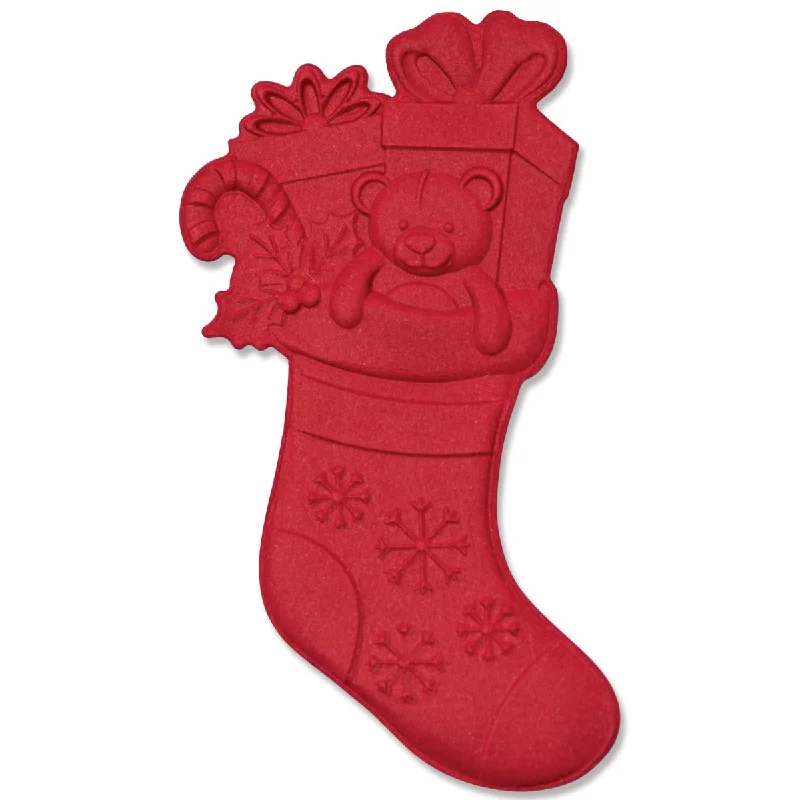 Sizzix 3-D Impresslits Embossing Folder - Christmas Stocking