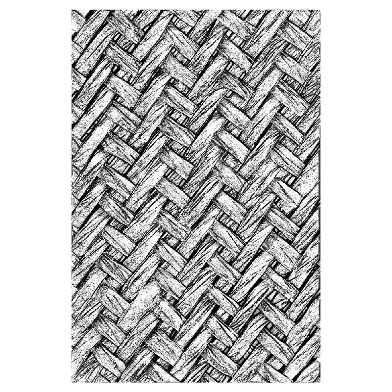 Sizzix 3-D Texture Fades Embossing Folder - Intertwine by Tim Holtz