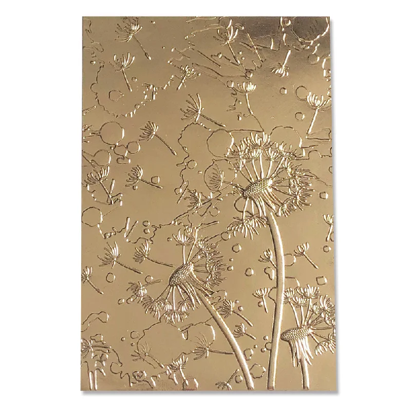 Sizzix 3-D Textured Impressions Embossing Folder - Dandelion Wish