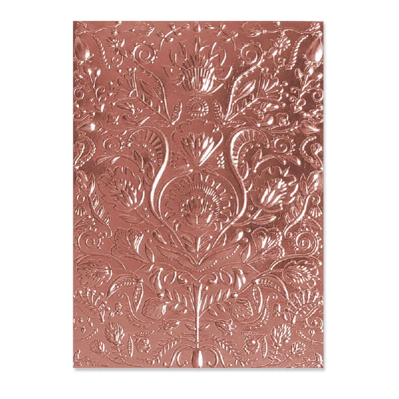 Sizzix 3-D Textured Impressions Embossing Folder - Folk Doodle