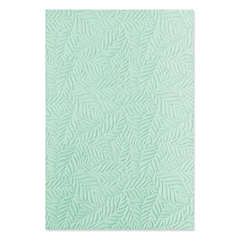 Sizzix 3-D Textured Impressions Embossing Folder - Leaf Pattern