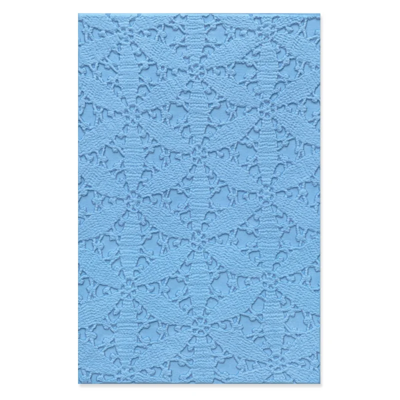 Sizzix 3-D Textured Impressions Embossing Folder - Tablecloth by Eileen Hull