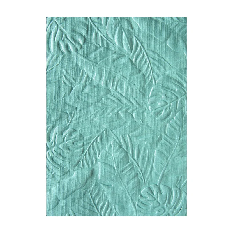 Sizzix 3-D Textured Impressions Embossing Folder - Tropical Leaves