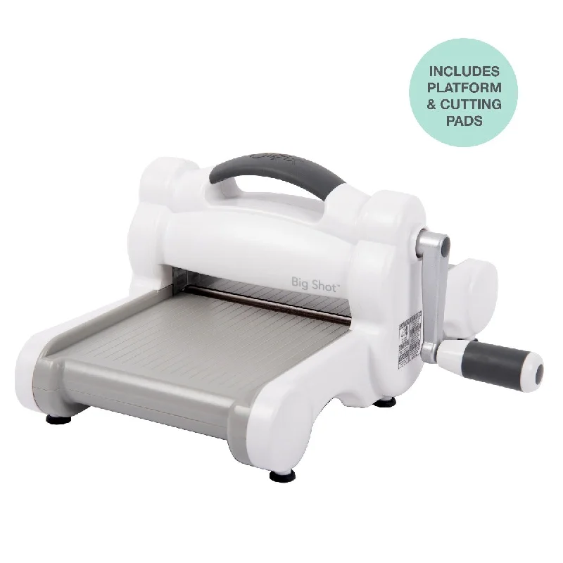 Sizzix Big Shot Machine Only (White & Gray) w/Standard Platform