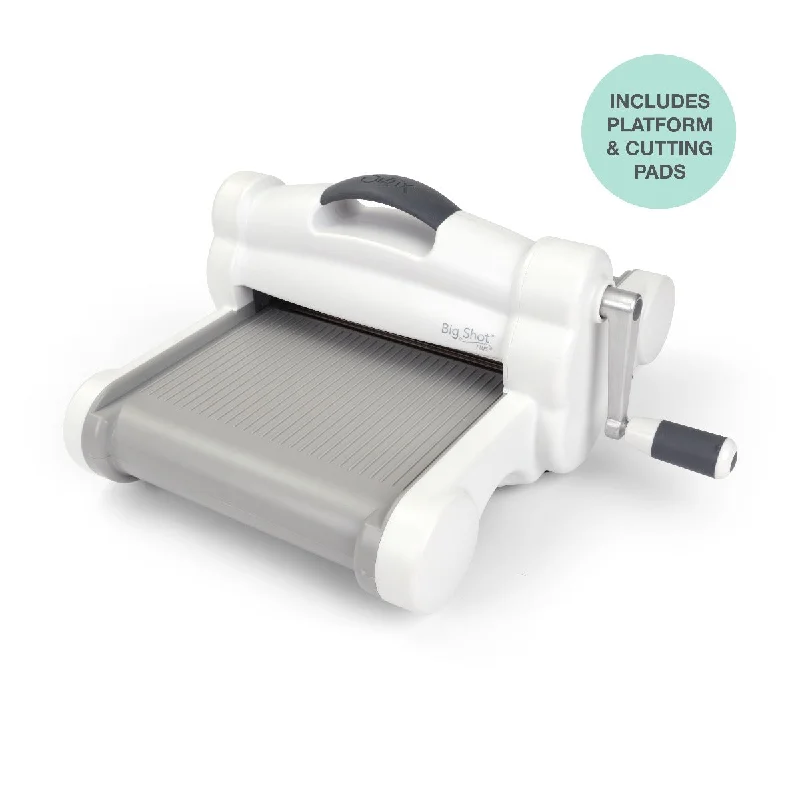 Sizzix Big Shot Plus - Machine Only (White & Gray)