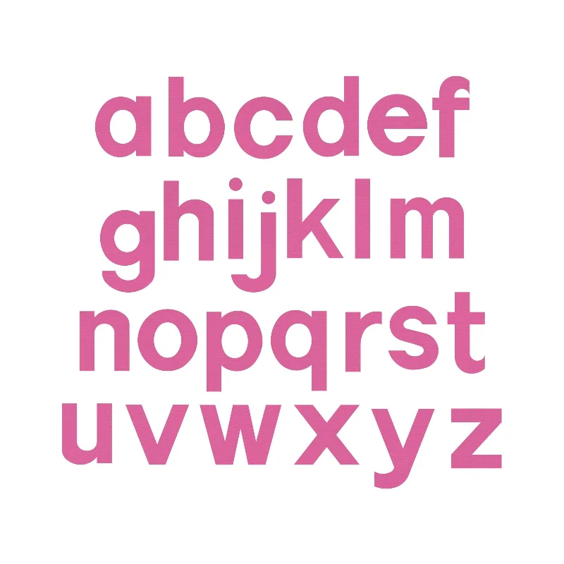 Sizzix Bigz Alphabet Set 23 Dies - Block 3 1/2" Lowercase Letters