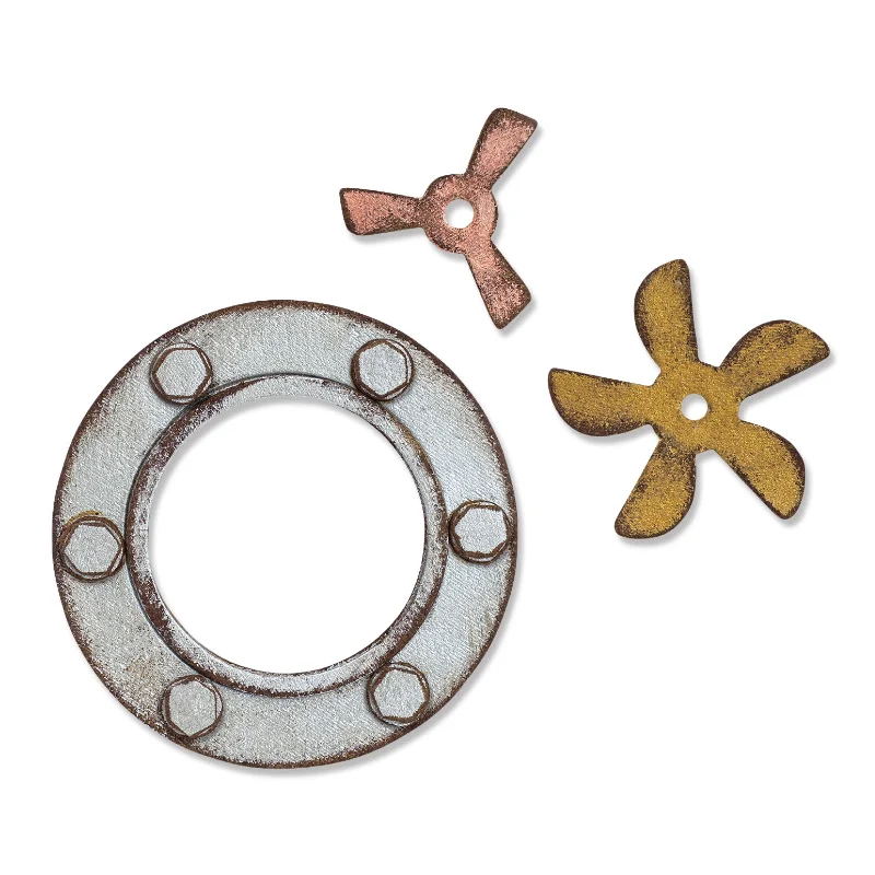 Sizzix Bigz Die - Steampunk Parts by Tim Holtz