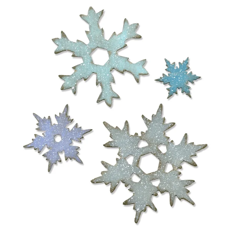 Sizzix Bigz L Die - Stacked Snowflakes by Tim Holtz