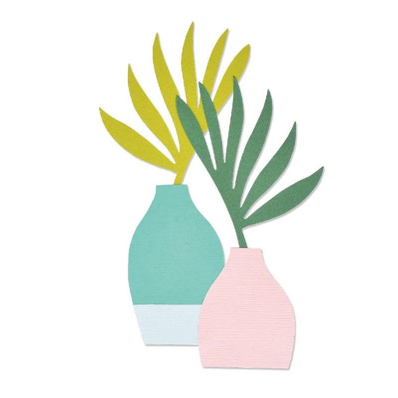 Sizzix Bigz L Die - Vase & Foliage