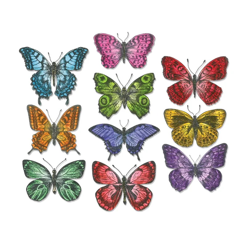 Sizzix Framelits Die Set 20PK - Flutter by Tim Holtz