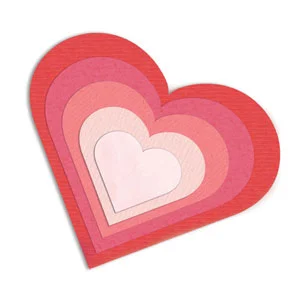 Sizzix Framelits Die Set 6PK - Hearts