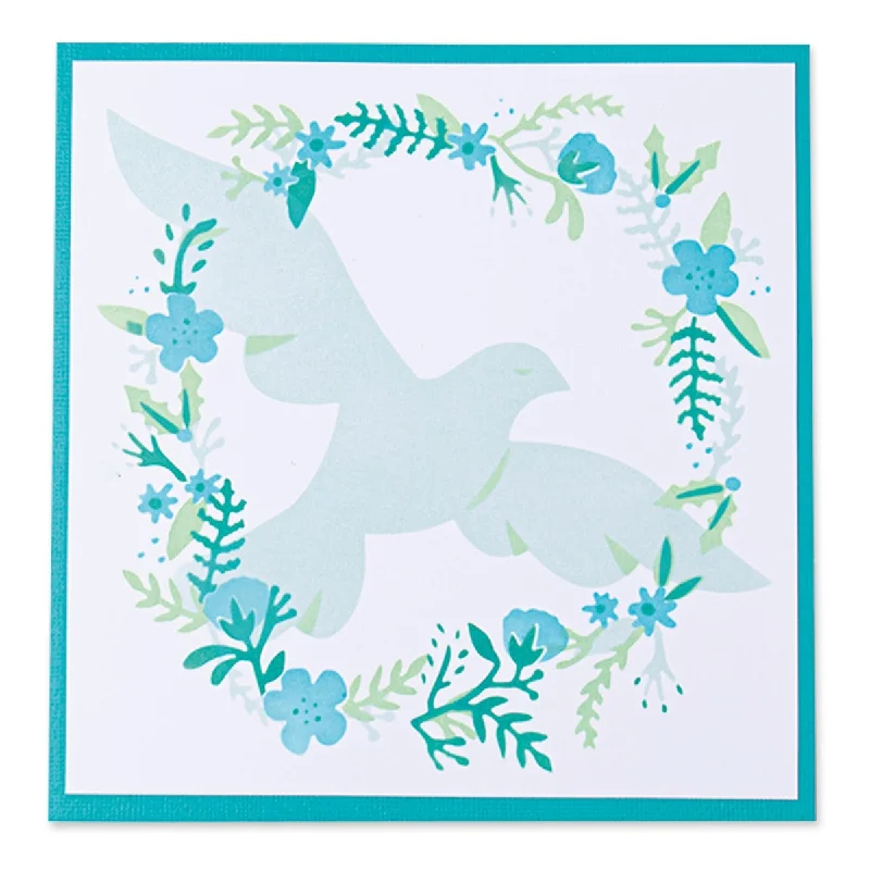 Sizzix Layered Stencils 4PK - Dove