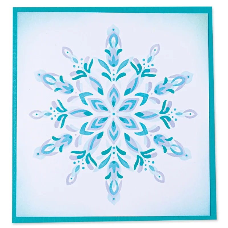 Sizzix Layered Stencils 4PK - Snowflake