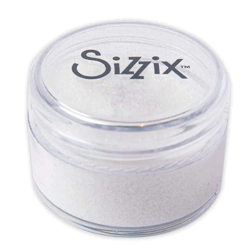 Sizzix Making Essential - Biodegradable Fine Glitter, White