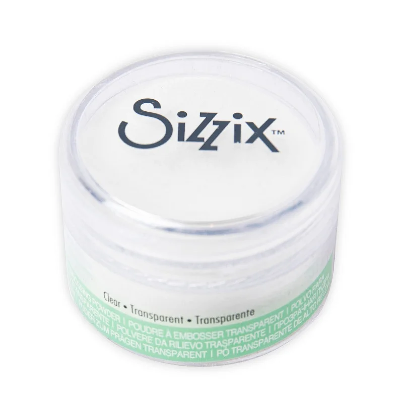 Sizzix Making Essential - Opaque Embossing Powder, Clear (12g)