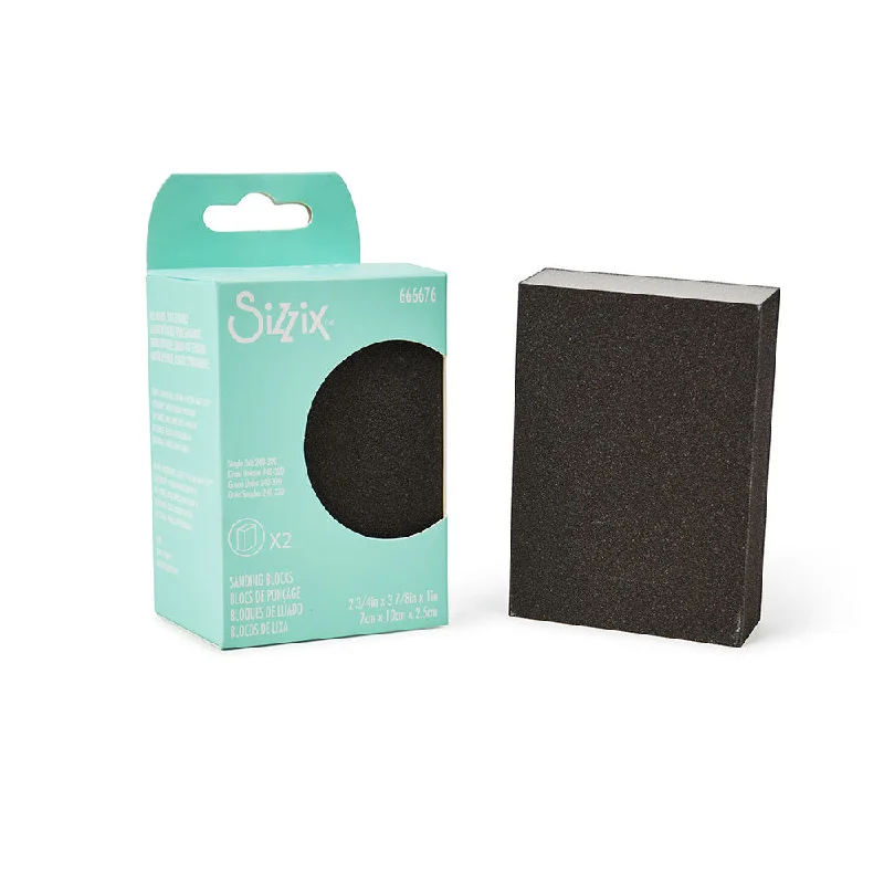 Sizzix Making Essentials - Sanding Blocks, 2 3/4" x 3 7/8" x 1", 2PK